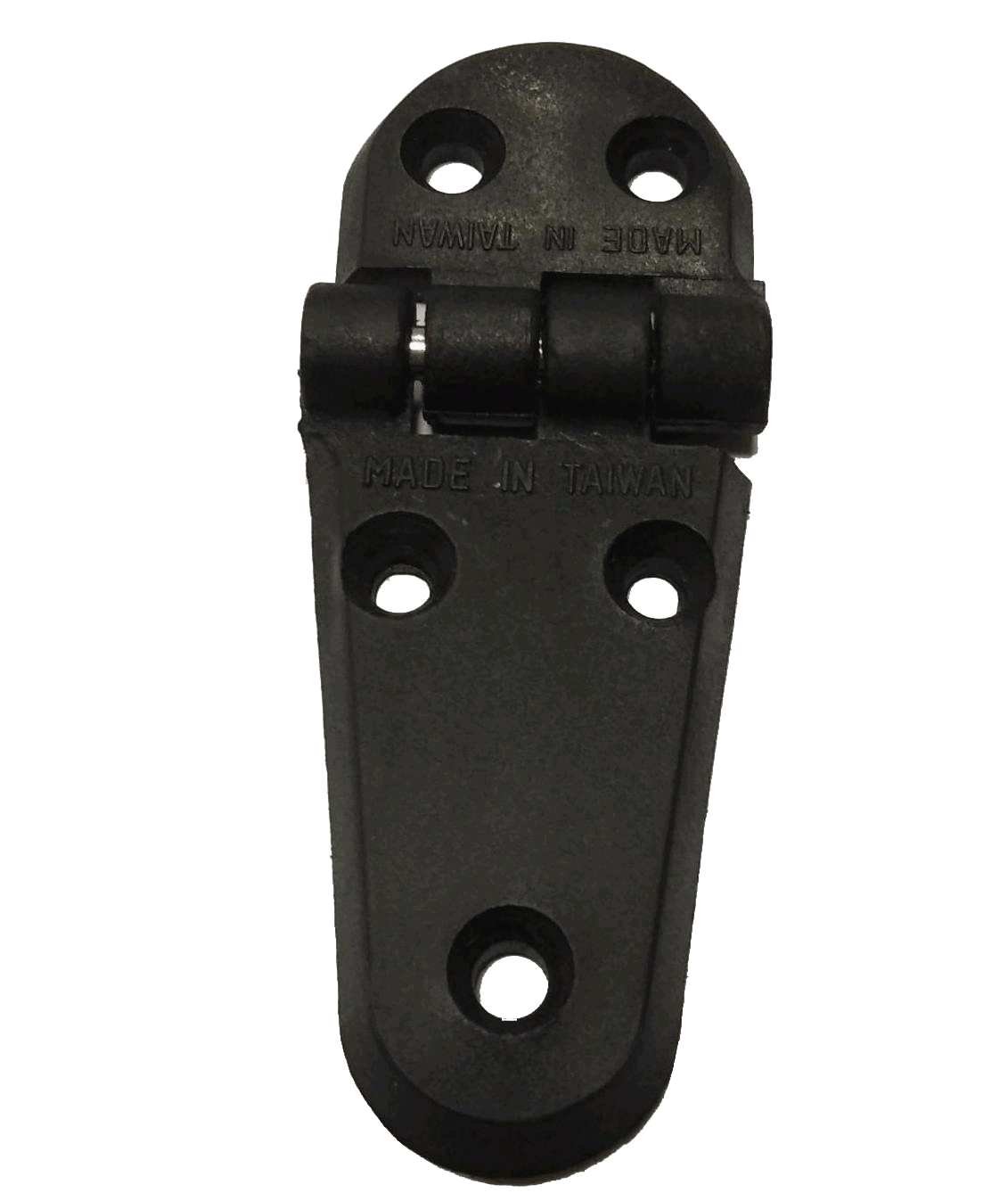 Allpa Nylonscharnier, 105x40mm, Schwarz