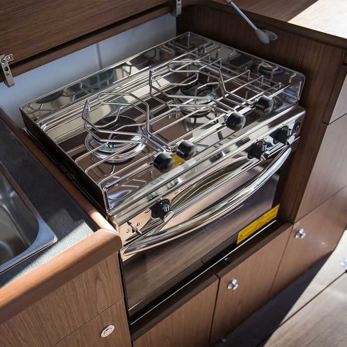 Eno GRAND LARGE 2-flammiger Kocher mit Backofen