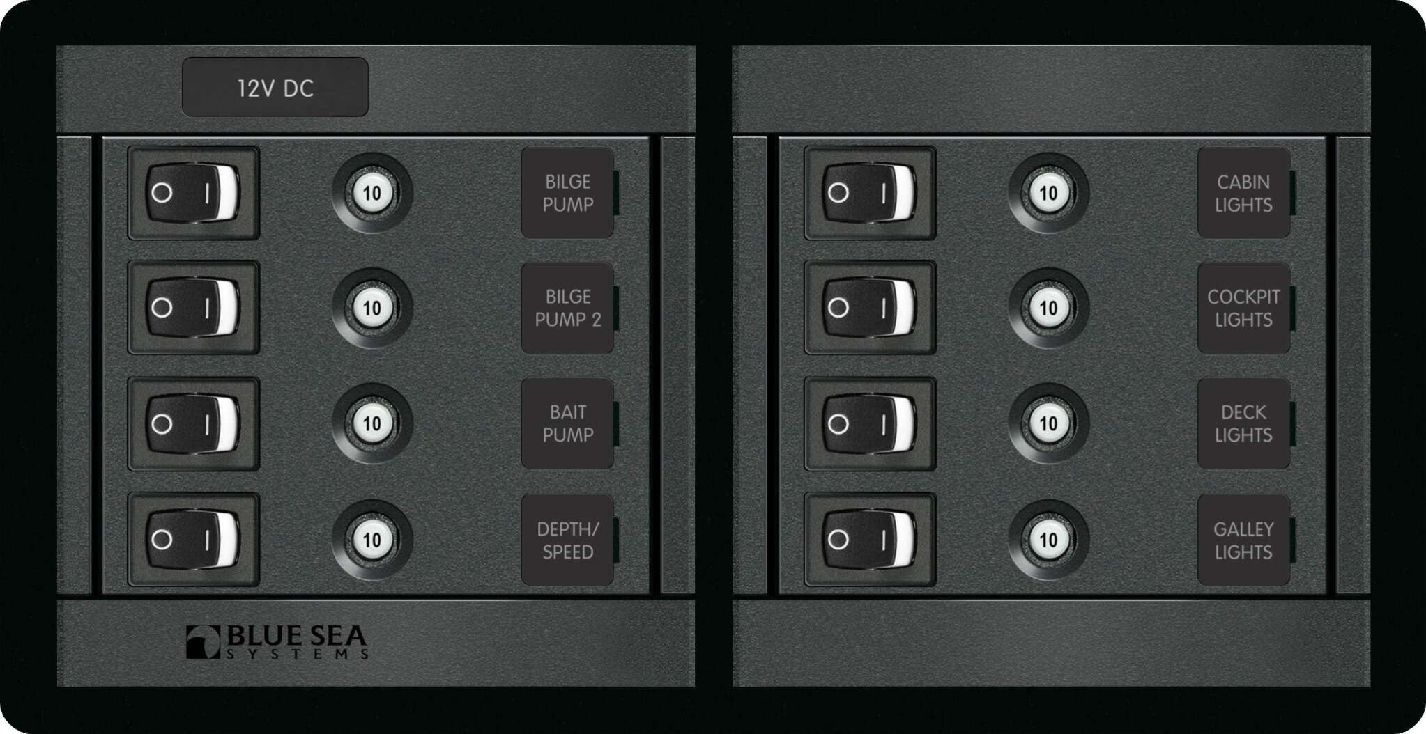 Panel 360 DC 8pos Sw CLB H