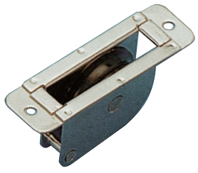 Allpa Niro Umlenkrolle, Flach, 8mm, Scheibe Ø38mm, Bruchlast 700kg