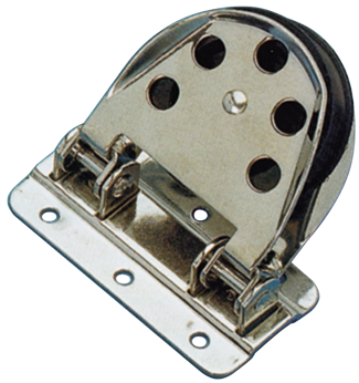 Allpa Niro Umlenkrolle Für Tau 12mm, Scheibe Ø55mm, Bruchlast 1400kg