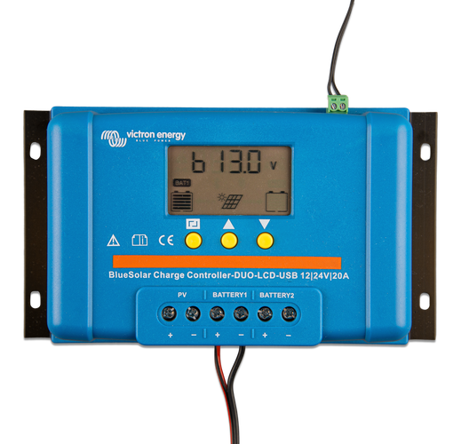 Victron BlueSolar PMW DUO LCD&USB 12/24V-20A