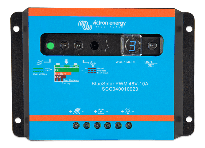Victron BlueSolar PWM-Light Licht Charge Controller 48 Volt 10A bis 30A
