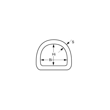 D-Ring poliert A4 3x20-6x50mm 10Stück