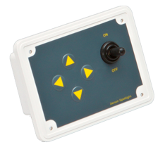 Allpa Ersatz Bedienpanel, 12v, 122x92x7mm, Einbautiefe 40mm