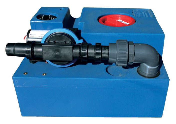 Allpa Polyethylen Fäkalientanksatz Mit Vormontierter Membranpumpe 12v, 73l, 750x400x300mm