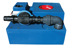 Allpa Polyethylen Fäkalientanksatz Mit Vormontierter Membranpumpe 24v, 47l, 480x400x330mm