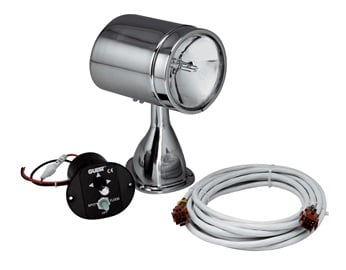 Marinco Strahler INOX 127 mm / Flutlicht Suchscheinwerfer Set 12 V
