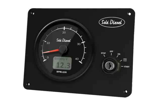 Solé Instrumentenpaneel SSG-20 Mini-33/44 ETS 12V Black