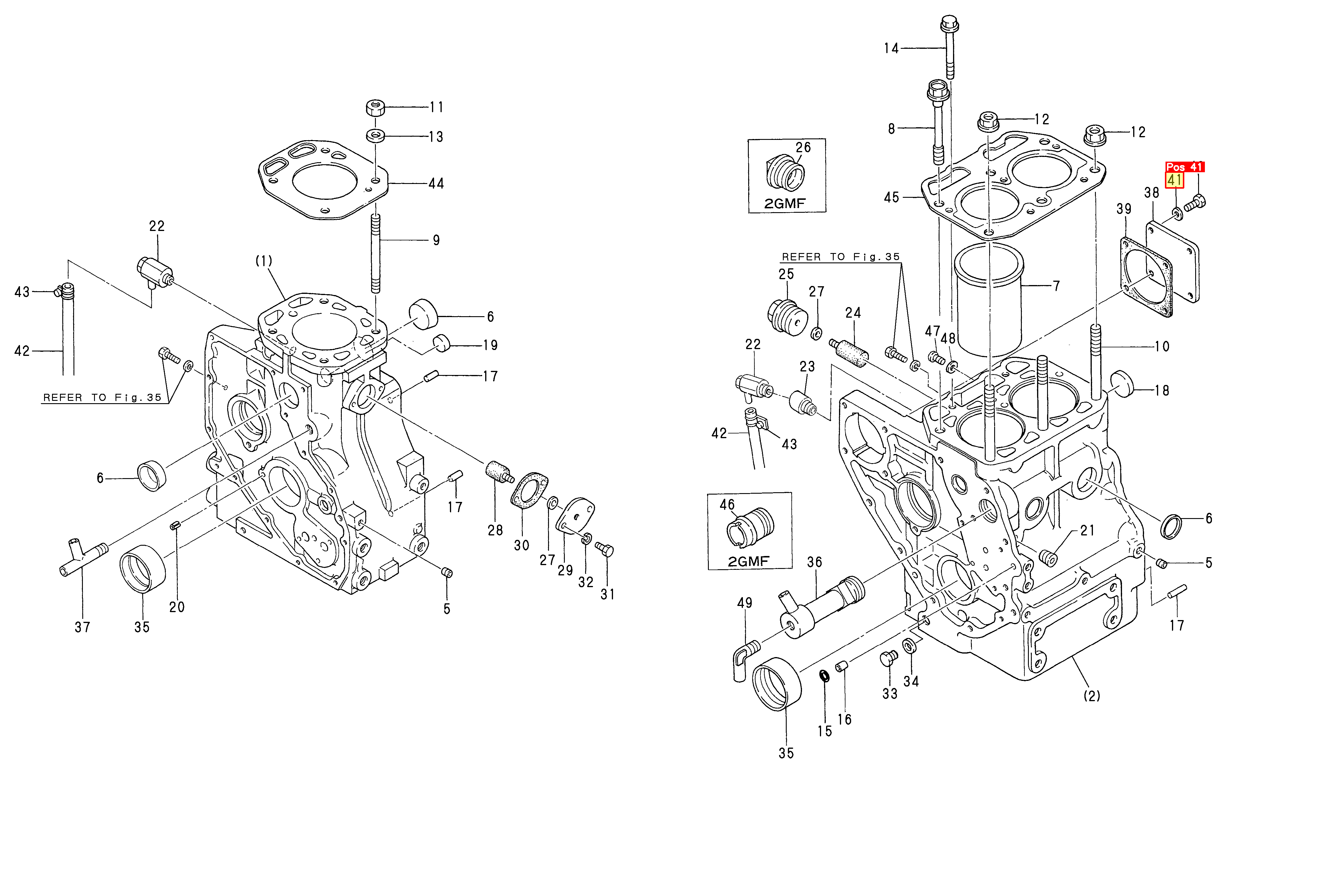 Yanmar Kupferdichtring / Seal Washer