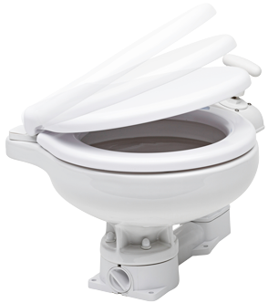 Allpa Space Saver Handtoilette, Zufuhr Ø19mm, Abfuhr Ø38mm, Gewicht 8kg (Soft-Close)
