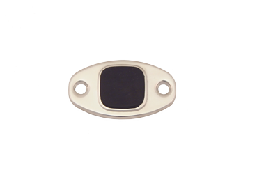 Allpa Einzelner Magnetischer Tür-/Schrankfeststeller Mit Gummistopfen, 26x32x15mm