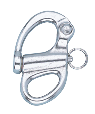 Allpa Niro Fockschotschäkel Mit Fester Öse, A=Ø16mm, B=12mm, L=66mm (Bruchlast 2800kg)