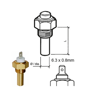 Veratron VDO Kühlmitteltemperatur Sensor 40 – 120 °C, 1polig, 3/8" – 18 NPTF