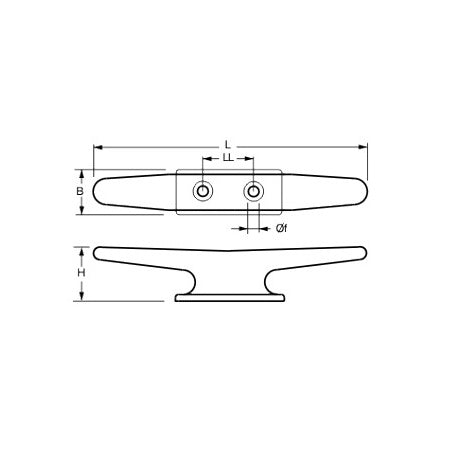 Belegklampe Nylon 75-100mm weiß/schwarz 10 Stück
