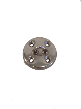 Allpa Niro Fußplatte Für Block 10/12mm
