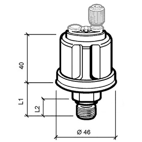 Veratron VDO Öldruck Sensor 10bar/150psi, 1polig, R 1/8 DIN 299