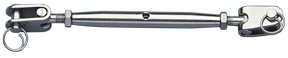 Allpa Niro Wantenspanner Mit Toggle, Stag Ø2,5mm (Bruchlast 850kg)