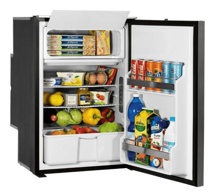 Isotherm F115 Elegance Freeline 12/24V mit abnehmbaren Kompressor, Kältespeicher und ECO Modus