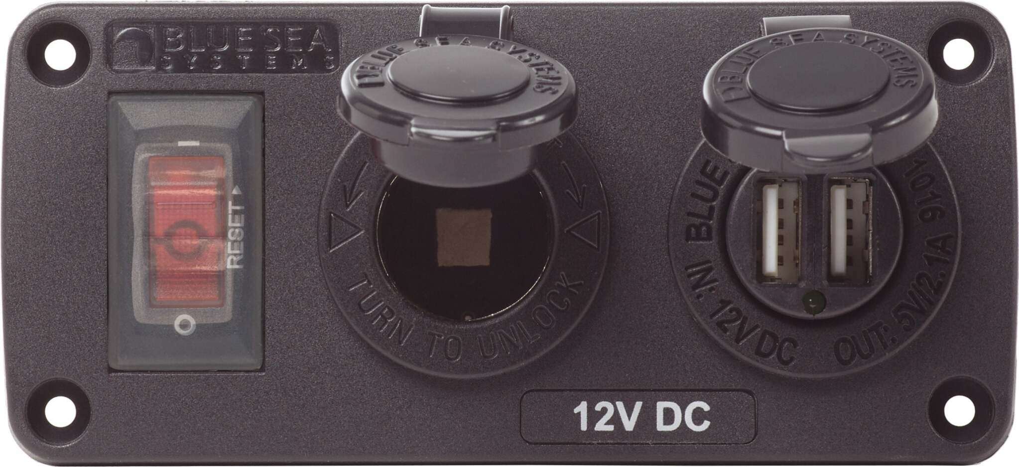 Panel Acc H2O USB & Socket