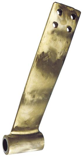 Allpa Bronze Wellebock/Montageplatte Mit Neopren-Lagerbuchse, Für Welle Ø45mm