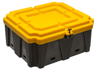 Allpa Batteriekasten Xxl 660x710x300mm (Schachtelgröße)> 200ah Polypropylen-Kraftstoff- Und Säurebeständige Box