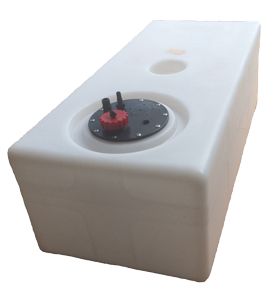 Allpa Polyethylen Trinkwassertank, 100l, 910x410x300mm (H: +30mm Einfüllsatz)