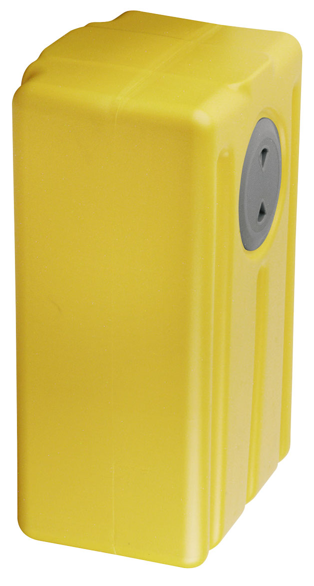 Allpa Polyethylen Vertikaler Fäkalientank, 73l, 290x750x390mm