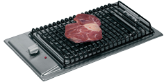 Allpa Flush Mount Elektrischer Grill Aus Niro (2400w), 230v, 500x300x55mm