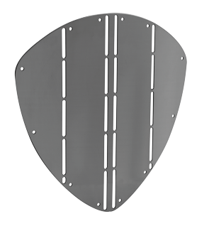 Allpa Niro Bugschutzplatte, A=350mm, B=345mm, Triangelförmig