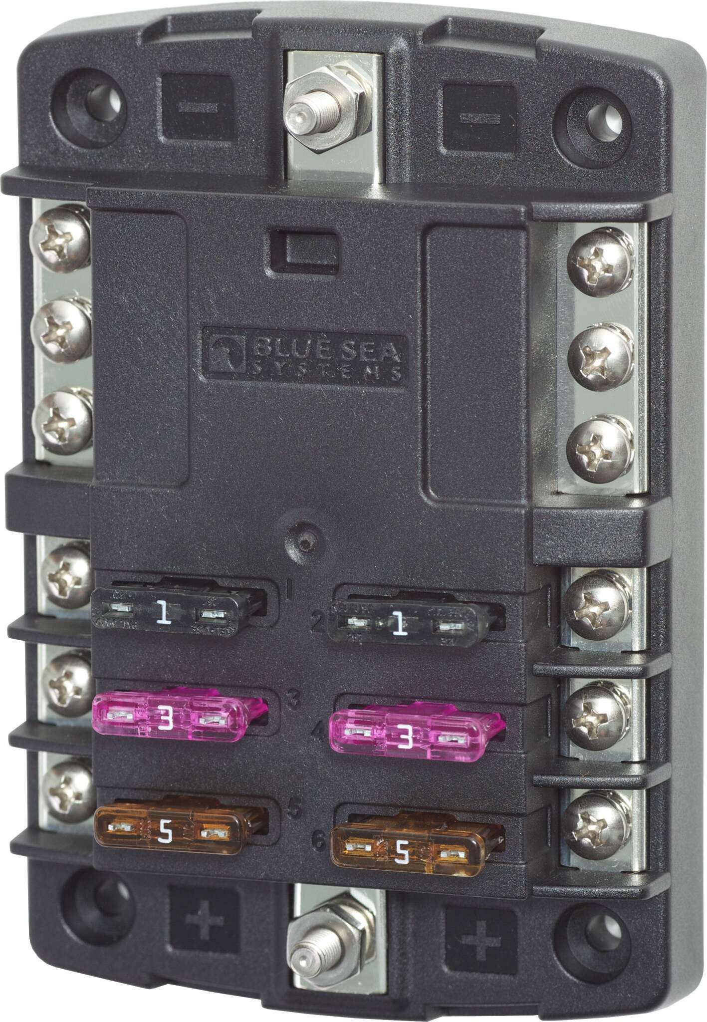 Fuse Block STBlade 6circ w/gnd