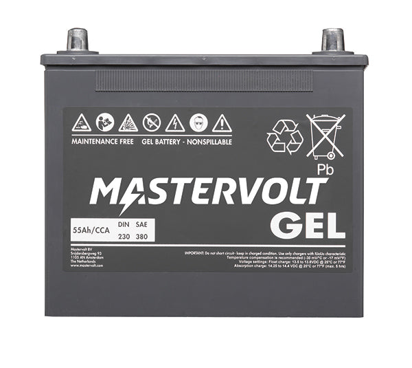 Mastervolt MVG 12/55 Ah Gel-Batterie