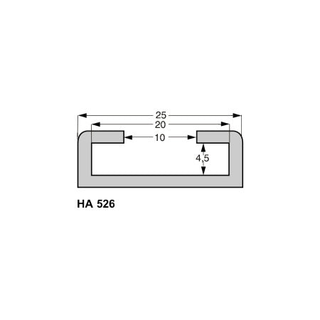 ALLEN Mastschiene vorgebohrt Alu 16-22mm 2,6-3,66m