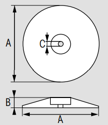 PLASTIMO RUDERANODE TELLERANODE ZINK 90 MM, 2er SET