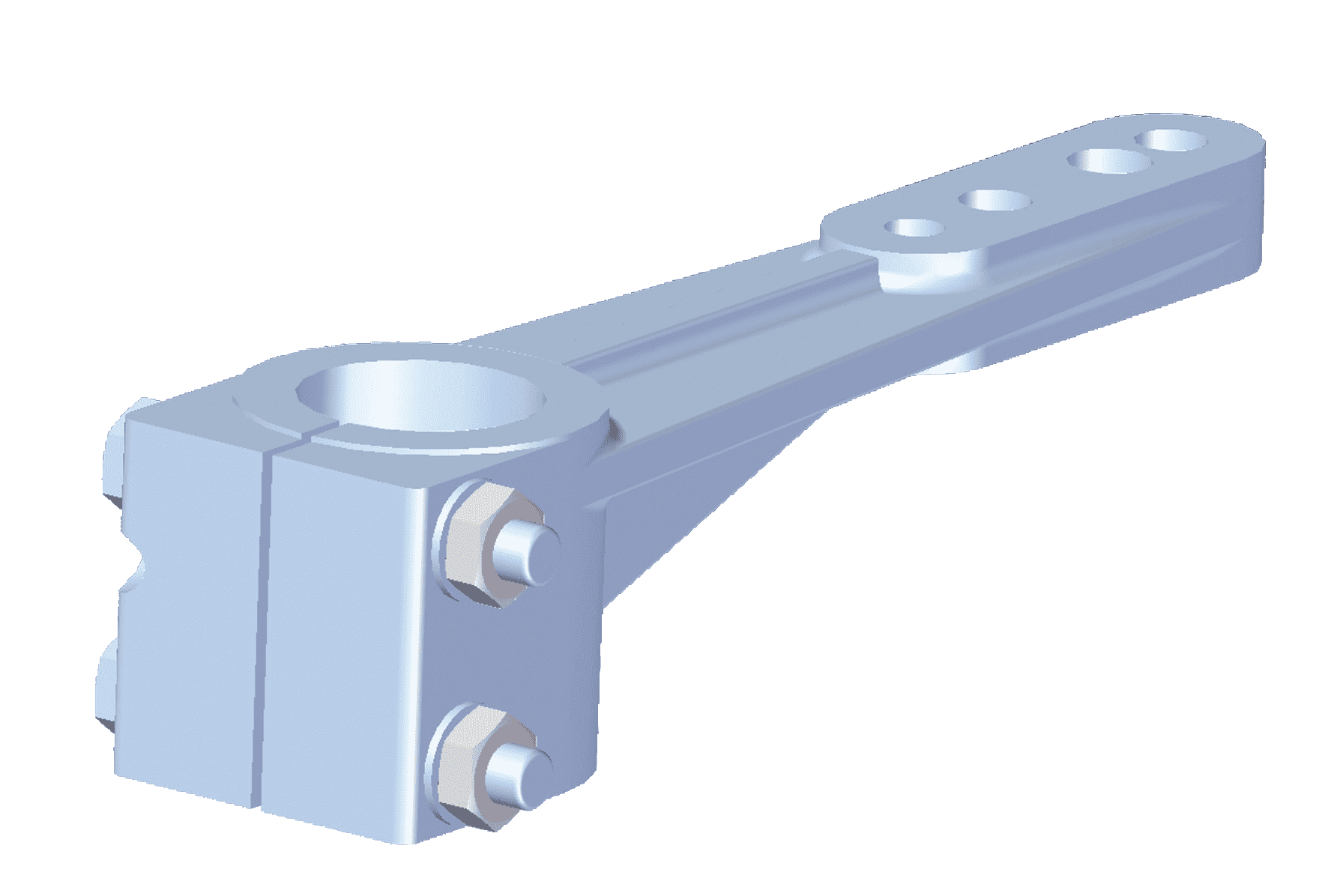 Allpa Aluminium Ruderarm Für Ruderwelle, Ø40mm