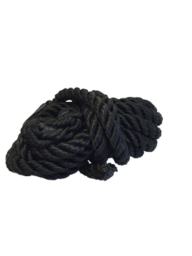 Allpa Fenderleine (Pp), Ø8mm, L=2m, Schwarz (Mit Spleiß)
