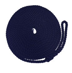 Allpa Festmacher Aus Geschlagenem Polypropylen Mit Spleiß, Ø14mm, L=10000mm, Blau