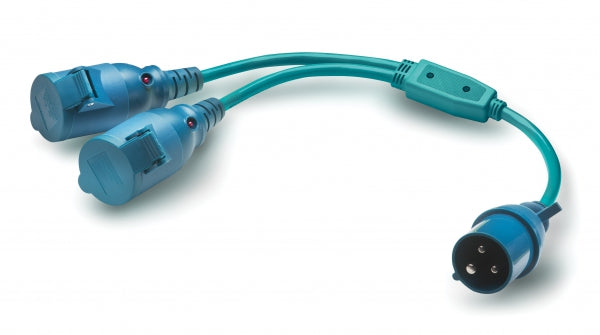 Mastervolt Splitter für CEE-Stecker, mit Leistungsanzeige