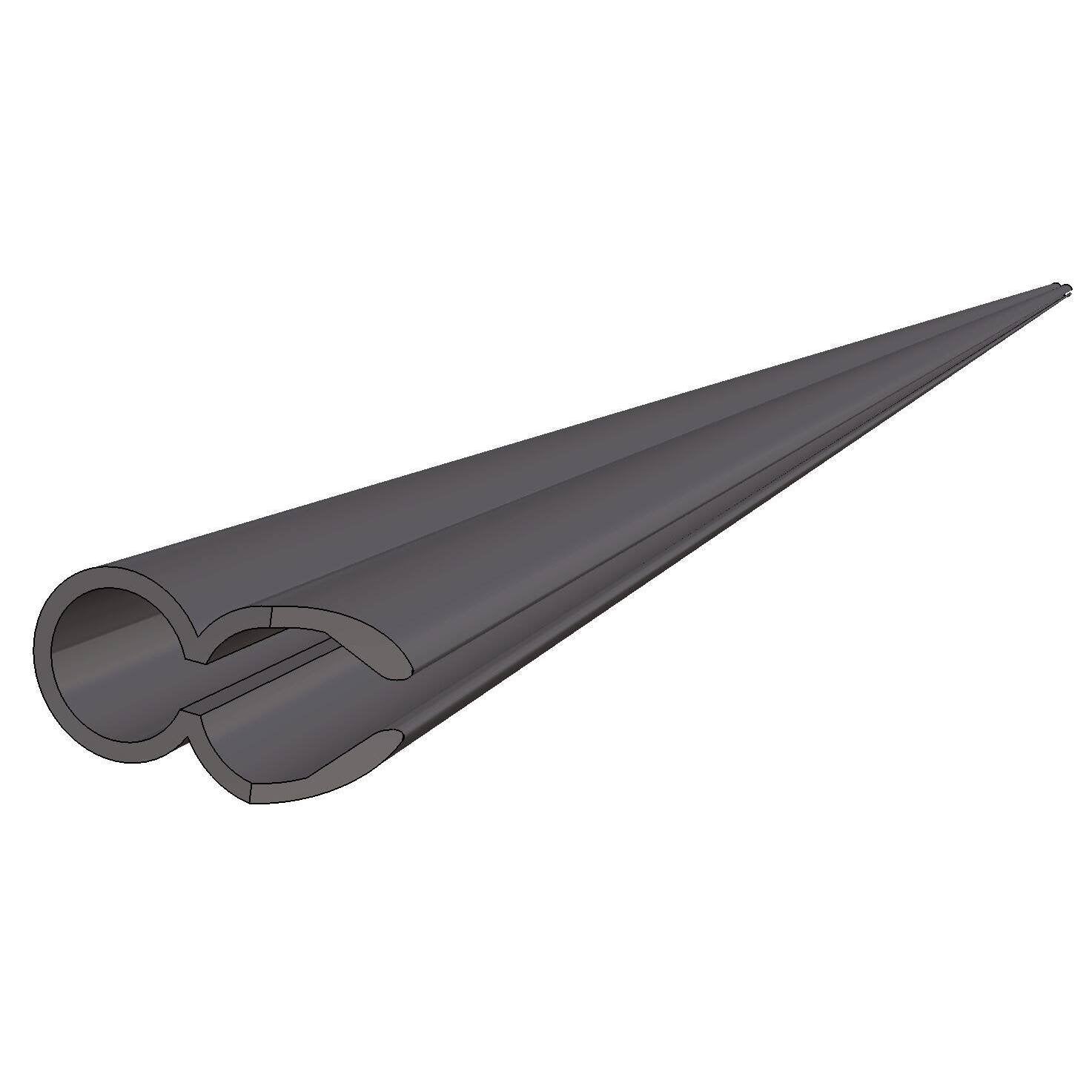 PLASTIMO Rollreffanlagen PVC-PROFIL FUER S-SERIE 1,5 METER