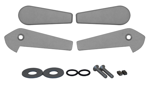 Goïot Tradition Aluminium Interieur/Exterieur Hebel (Satz Von 2 Stück)