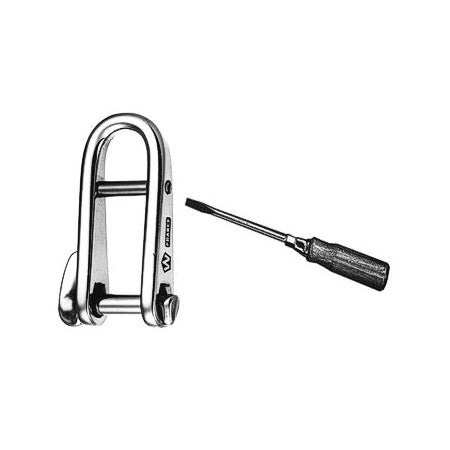 WICHARD Schlüsselschäkel mit Schraubsteg A4L/C3 Pin 5-8mm