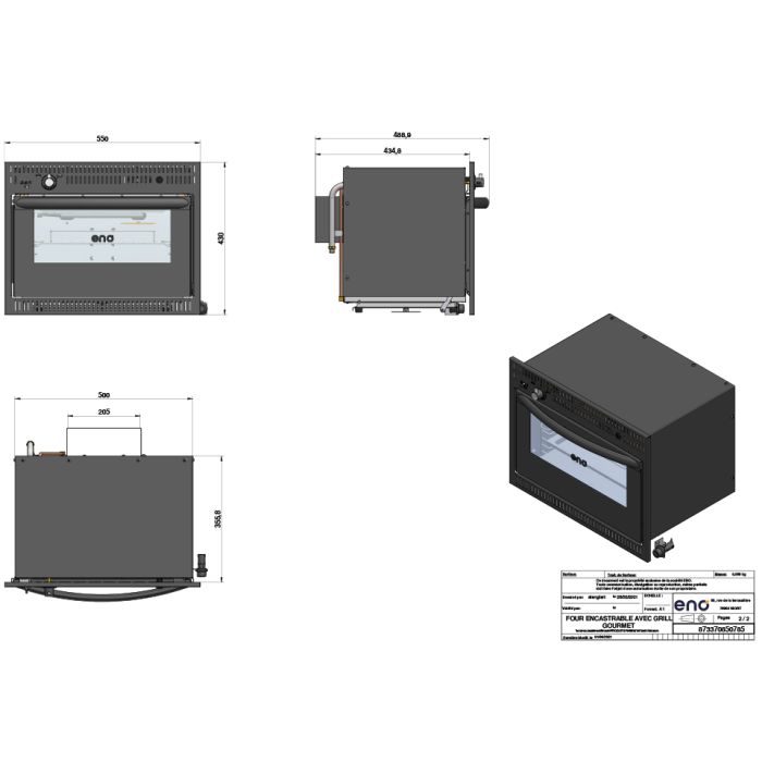 Eno Gourmet Einbauofen