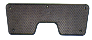 Allpa Heckspiegelschutzplatte (Innenseite), Schwarz