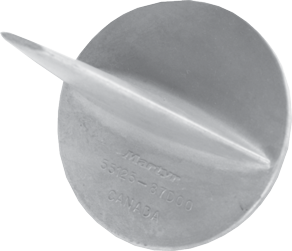 Allpa Zinkanode Suzuki Aussenborder, Standard Skeg (Oem 55125-87d00)