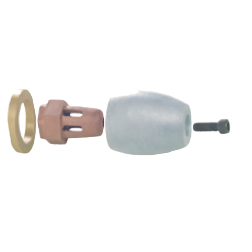 Allpa Propeller Mutter Anode 3/4" Nc10 Magnesium, Komplett