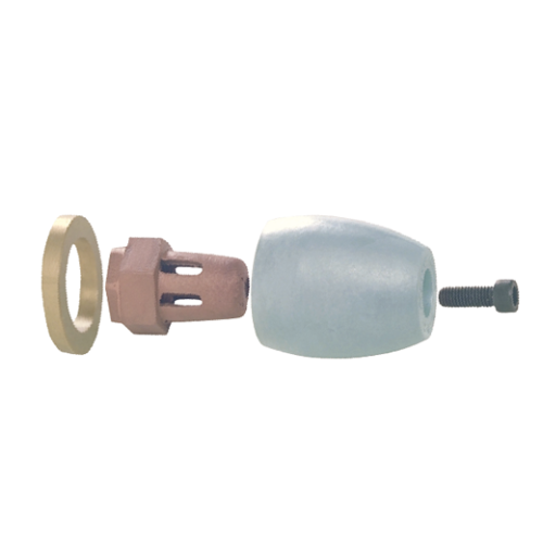 Allpa Zinkanode Mercruiser/Z-Antrieb/Mercury Outboard, Bravo 2 (>2003), Prop Nut Assembly