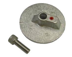 Navalloy Mercury Anode; Trim Tab Anode Flat (No Thread)