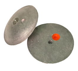 Navalloy Rudder/Trim Tab Anode; 72mm Rudder Trim Tab Double