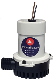 Allpa Midi Bilgepumpe 50l/Min, 12v, 3a, Ø24 Mm-Schlauchanschluß