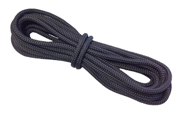 Allpa Festmacher Geflochten Handgearbeitet T16 + Spleiß 14mm, Schwarz, L=12m